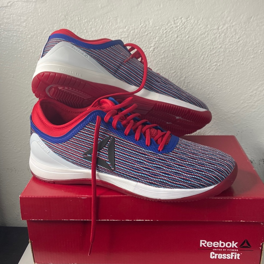 Reebok CrossFit Nano 8.0 Men’s Size 9.5 Brand New in Box USA Red White & Blue